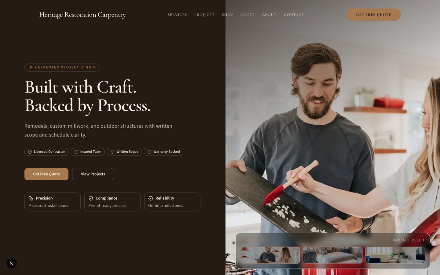 carpenter heritage restoration
