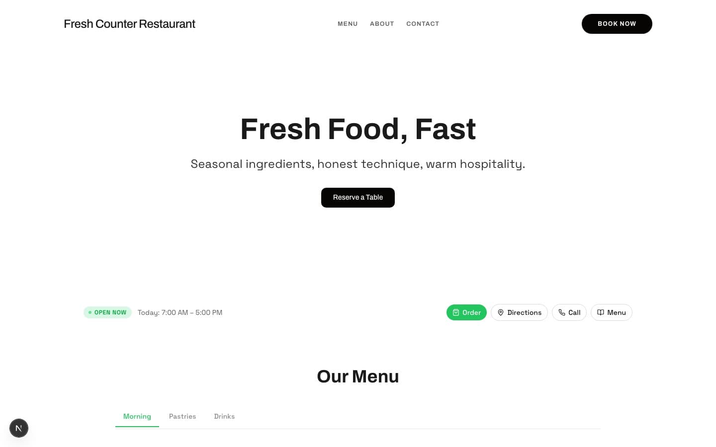 Fresh Counter
